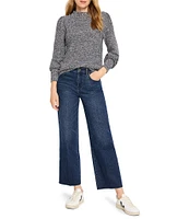 NIC + ZOE Weekend Mid Rise Wide Leg Ankle Jeans