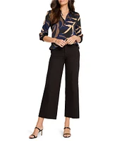 NIC + ZOE Weekend Wide Leg Ankle Jeans