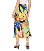 NIC + ZOE Woven Mega Blooms Slip Skirt
