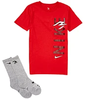 Nike 3BRAND by Russel Wilson Big Boys 8-20 Short-Sleeve Wordmark T-Shirt