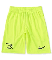 Nike 3BRAND By Russell Wilson Big Boys 8-20 Badge Mesh Shorts