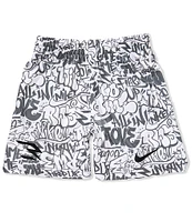 Nike 3BRAND by Russell Wilson Big Boys 8-20 Printed Mesh Shorts