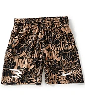 Nike 3BRAND by Russell Wilson Big Boys 8-20 Printed Mesh Shorts