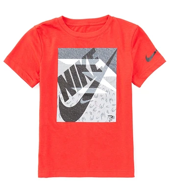 Nike 3BRAND by Russell Wilson Big Boys 8-20 Short Sleeve Square Graphic Logo T-Shirt