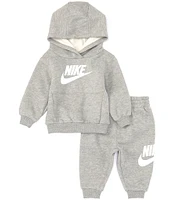 Nike Baby Boys 12-24 Months Club Fleece Hoodie and Fleece Pant Set