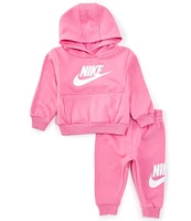 Nike Baby Boys 12-24 Months Club Fleece Hoodie and Fleece Pant Set