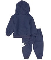 Nike Baby Boys 12-24 Months Club Fleece Hoodie and Fleece Pant Set