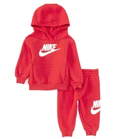 Nike Baby Boys 12-24 Months Club Fleece Hoodie and Fleece Pant Set