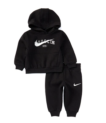 Nike Baby Boys 12-24 Months GFX Fleece Pullover Hoodie & Jogger Pants 2-Piece Set