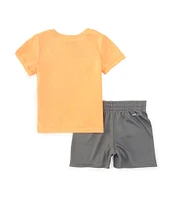 Nike Baby Boys Short Sleeve Dropset Jersey T-Shirt & Double-Knit Shorts Set