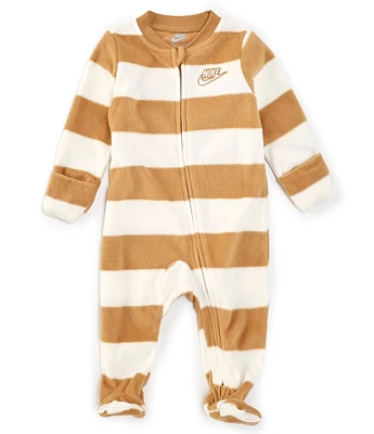 Nike Baby Boys Newborn-6 Months Stripe Micro Fleece Coverall