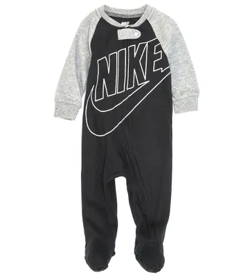 Nike Baby Boys Newborn-9 Months Long-Sleeve Futura Footie Coverall