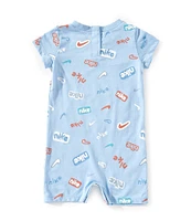 Nike Baby Boys Newborn-9 Months Short-Sleeve Graphic Shortall