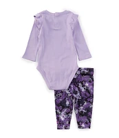 Nike Baby Girls Newborn-9 Months Long-Sleeve Bodysuit & Leggings Set