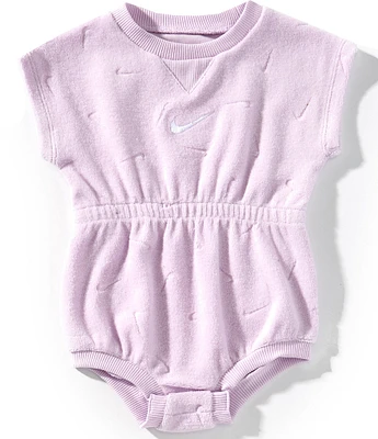 Nike Baby Girls Short Sleeve Essential Terry Romper