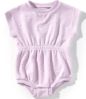 Nike Baby Girls Short Sleeve Essential Terry Romper