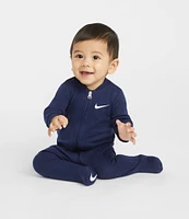 Nike Baby Newborn-9 Months Long Sleeve Essentials Footie Coverall