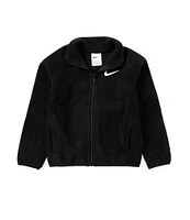 Nike Little Boys 2T-4T Long Sleeve Swoosh Fleece Jacket