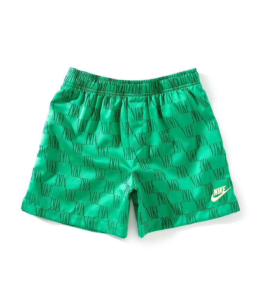 Nike Little Boys 2T-7 Checkered Woven Shorts
