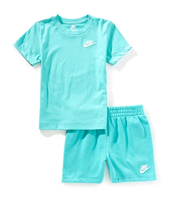 Nike Little Boys 2T-7 Club Jersey Short Sleeve T-Shirt & Short Set