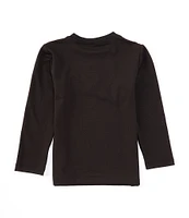 Nike Little Boys 2T-7 Long Sleeve Bicolor Swoosh T-Shirt