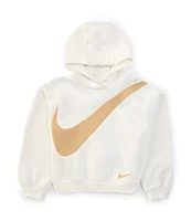 Nike Little Boys 2T-7 Long-Sleeve Big Swoosh Hoodie