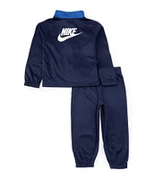 Nike Little Boys 2T-7 Long-Sleeve Color Block Jacket & Solid Jogger Pant Set