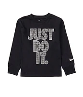 Nike Little Boys 2T-7 Long-Sleeve Just Do It T-Shirt