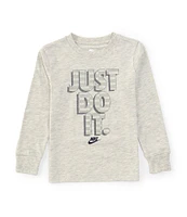 Nike Little Boys 2T-7 Long Sleeve Just Do It T-Shirt