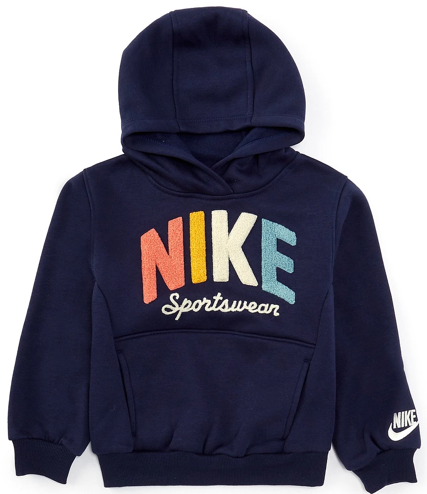 Nike Little Boys 2T-7 Long Sleeve Powder Play Fleece Hoodie