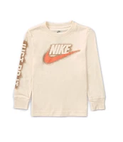 Nike Little Boys 2T-7 Long Sleeve Powder Play T-Shirt