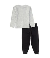 Nike Little Boys 2T-7 Long Sleeve T-Shirt & Jogger Pant 2-Piece Set