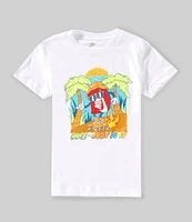 Nike Little Boys 2T-7 Short Sleeve Boxy Mascot Character/Island Screenprinted T-Shirt