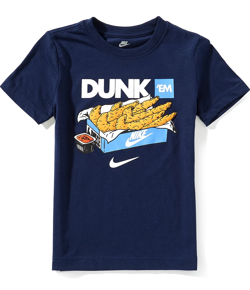 Nike Little Boys 2T-7 Short Sleeve Dunk 'Em Tenders T-Shirt
