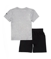 Nike Little Boys 2T-7 Short Sleeve Futura T-Shirt & Shorts Set