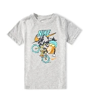 Nike Little Boys 2T-7 Short-Sleeve Mascot Character Boxy Biking T-Shirt