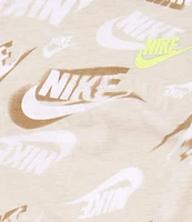 Nike Little Boys Short-Sleeve On The Move Printed Jersey T-Shirt & Solid French Terry Shorts Set