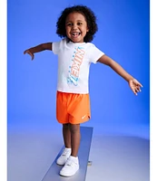 Nike Little Boys 2T-7 Short-Sleeve Rhythm Jersey T-Shirt & Dri-FIT Woven Shorts Set