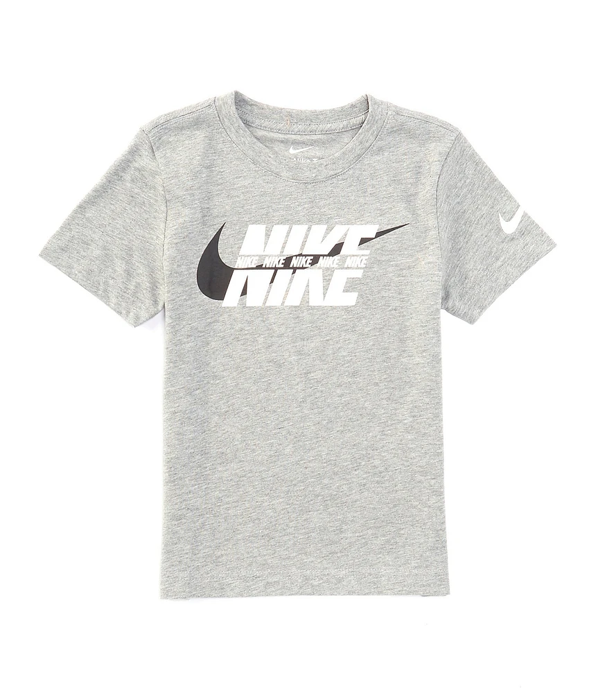 Nike Little Boys 2T-7 Short Sleeve Split Nike Block T-Shirt