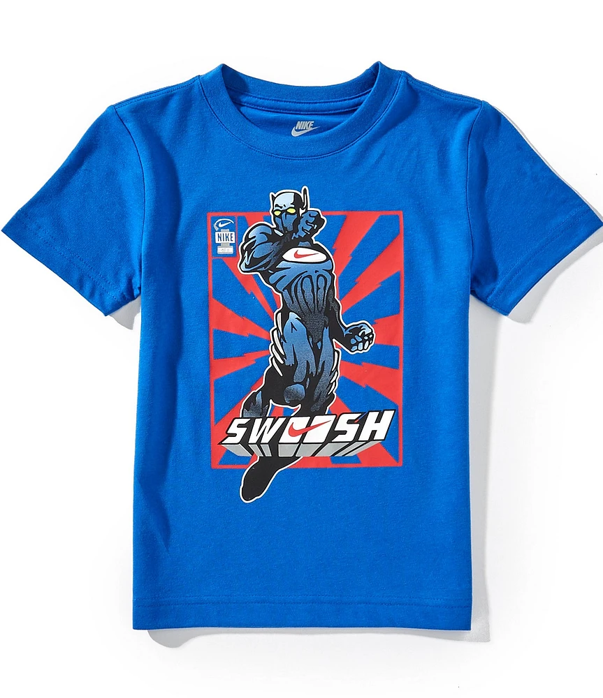 Nike Little Boys 2T-7 Short Sleeve Swooshman T-Shirt