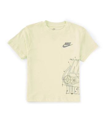 Nike Little Boys 2T-7 Short-Sleeve Wraparound-Logo T-Shirt