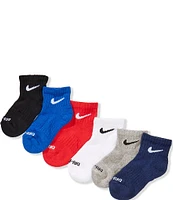 Nike Little Boys 4-7 Performance Ankle Sock 6-Pack
