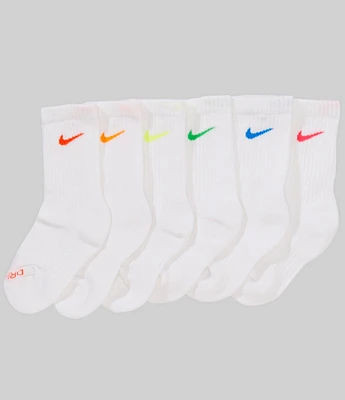 Nike Little Boys 4-7 Performance Crew Socks 6-Pack