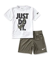 Nike Little Boys Short Sleeve JDI Swoosh T-Shirt & Short Set