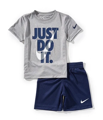 Nike Little Boys Short Sleeve JDI Swoosh T-Shirt & Short Set