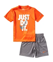 Nike Little Boys Short Sleeve JDI Swoosh T-Shirt & Short Set