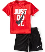 Nike Little Boys Short Sleeve JDI Swoosh T-Shirt & Short Set