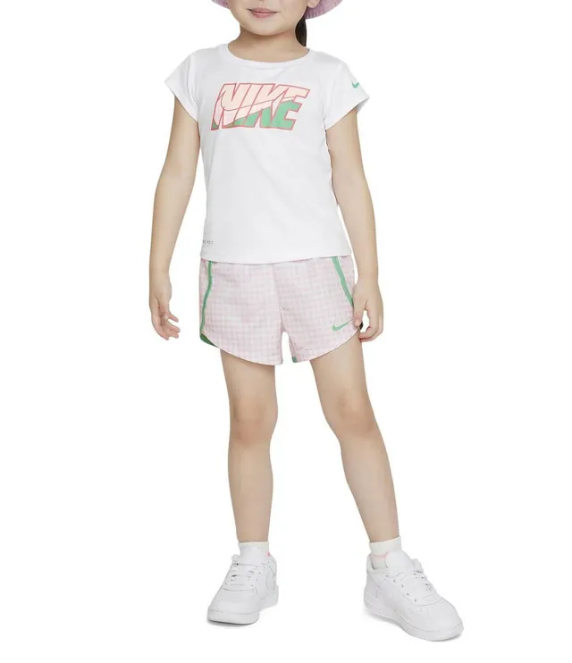 Nike Little Girls 2T-6X Sleeveless Freeze Tag T-Shirt & Mesh Short