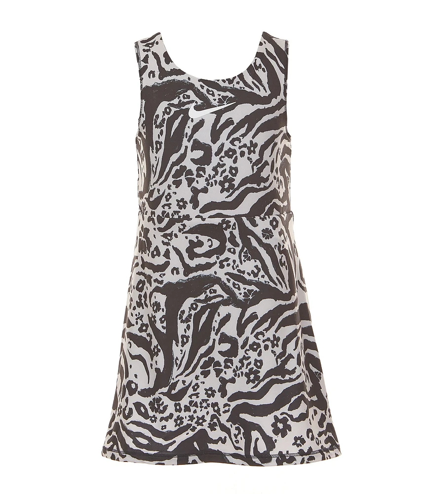 Nike Little Girls 4-6X Sleeveless Wildflower Print Drop-Waist Dress