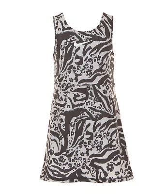 Nike Little Girls 4-6X Sleeveless Wildflower Print Drop-Waist Dress
